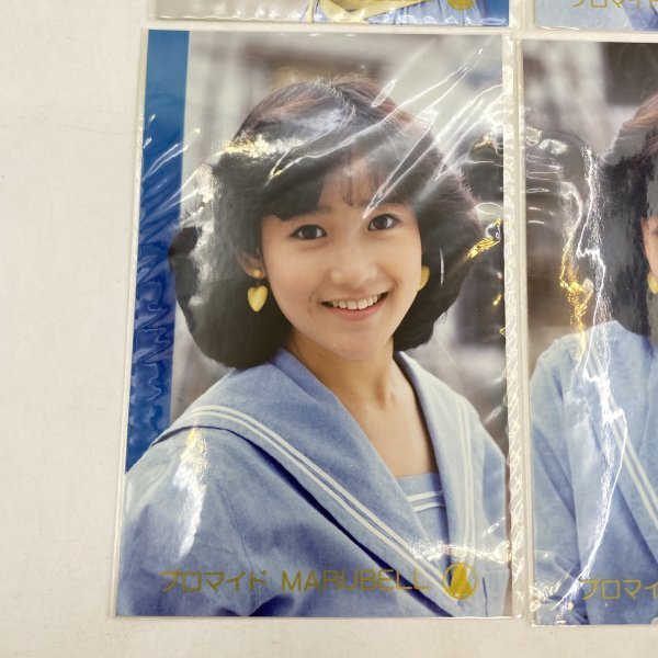 昭和アイドル岡田有希子さん切り抜きとブロマイド ②【ブロマイド】岡田有希子 4枚 セーラー服 昭和アイドル 当時物 生