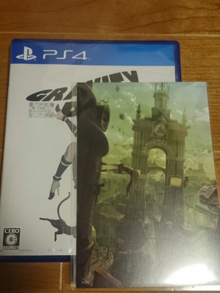 新品 PS4 グラビティデイズ Amazon限定版 ソフト・ポスカセット 