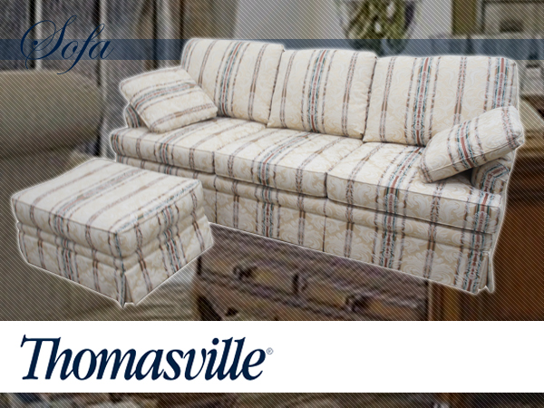 ■L12■美品■トーマスビル■30万■3Pソファ＆オットマンSET■■