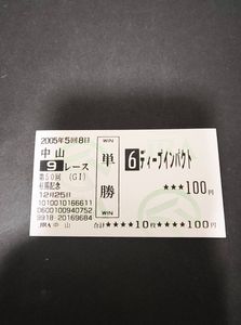 2005年有馬記念の値段と価格推移は？｜4件の売買データから2005年有馬