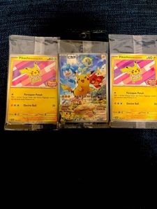 【新品未開封】 ポケモンカード ピカチュウ プロモ みんなでぼうけん 3枚セット ポケモンカード ピカチュウ みんなでぼうけんのYahoo!オークション(旧