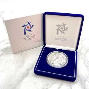第8回アジア冬季競技大会記念 純銀(セット)の中古価格は14,089円