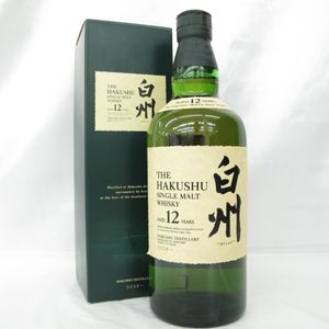 未開栓】SUNTORY サントリー 白州 12年 シングルモルト ウイスキー