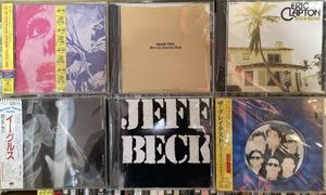206位 1円スタート！ロック中古CD5箱約440枚まとめ販売ジェフベック　ジョンスペ　イーグルス