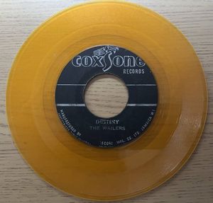 35位 The Wailers Destiny / I'm Going Home （Coxsone Records）イエローカラーヴァイナル　U