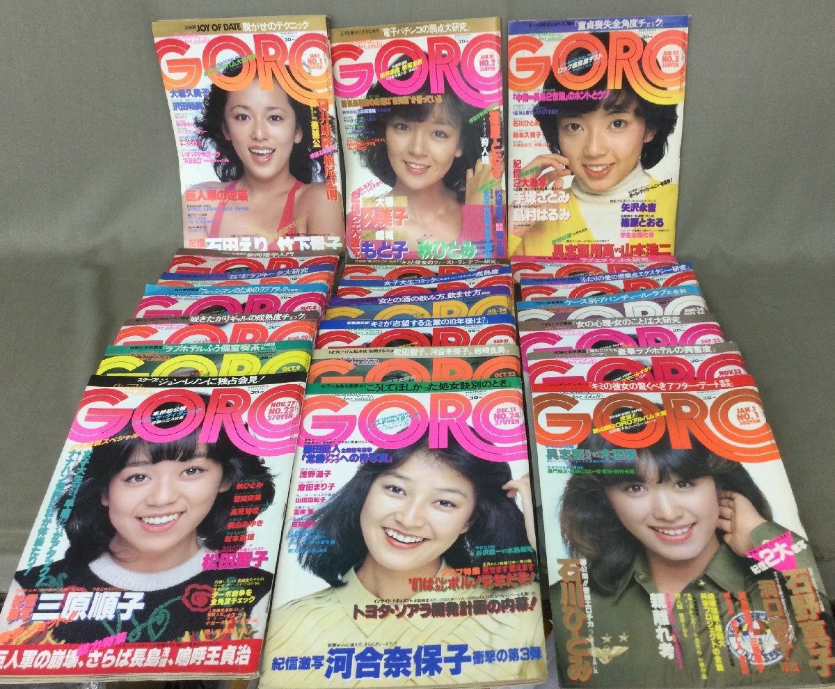 GORO 雑誌の値段と価格推移は？｜77件の売買データからGORO 雑誌の価値