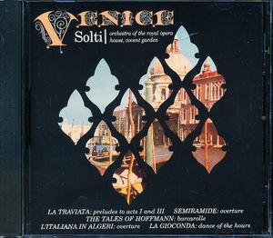 399位 【ゴールド盤】CLASSIC COMPACT DISCS　VENICE　ショルティ／コヴェントガーデン王立歌劇