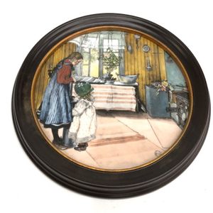 希少 ロイヤルコペンハーゲン カール・ラーション 世界枚数限定品 陶板絵皿 陶板画 ロイヤルコペンハーゲンの値段と価格推移は？｜7件の売買データ