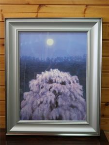 【作品名 「花束」 岩絵の具 日本画】東山魁夷の流派 花明り 東山魁夷の値段と価格推移は？｜3件の売買データから花明り