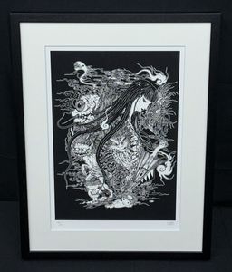 【希少‼️】天野弓彦 李　ジークレー 版画 額装品★ED 14/50 天野弓彦の値段と価格推移は？｜1件の売買データから天野弓彦の価値が