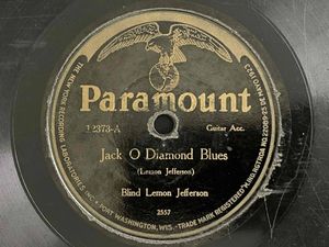 279位 米78rpm SP盤 1926年 PRE-WAR BLUES / Blind Lemon Jefferson / Jack O Diamond Blues /