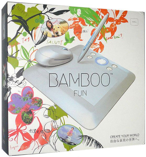 WACOM製ペンタブレット■Bamboo Fun CTE-450/S0■Silver■