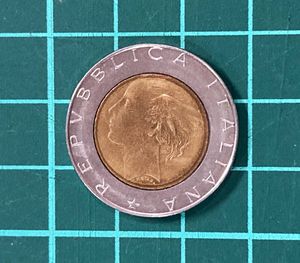 イタリア500リラ硬貨の値段と価格推移は？｜2件の売買データから