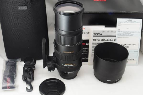 ☆極上品☆ SIGMA APO150-500 5-6.3 DG OS HSM キヤノン CANON用