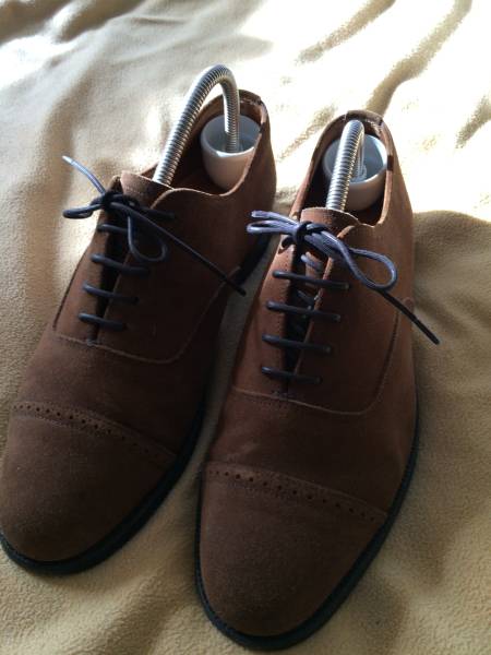 アルフレッドサージェント　ストレートチップ　茶　７　送料込