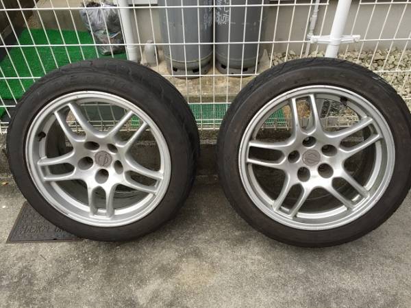 R３３　ＧＴＲ純正ホイール　２本　フェデラル　２３５／４５