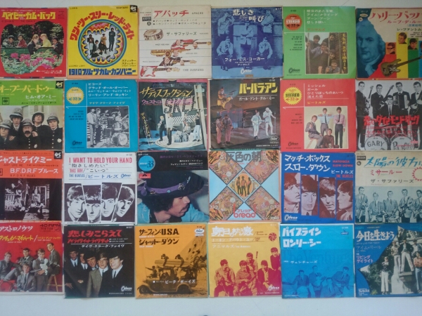 シングル◇1960～70年頃のロック関連 ビートルズ エレキ 72枚！