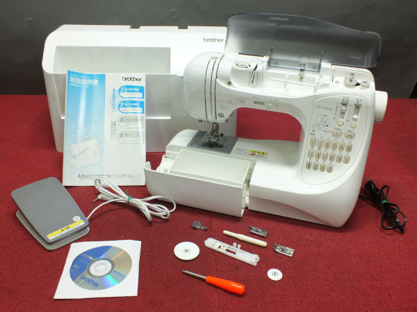 美品 ブラザー コンピューターミシン本体 BF-6500 フット