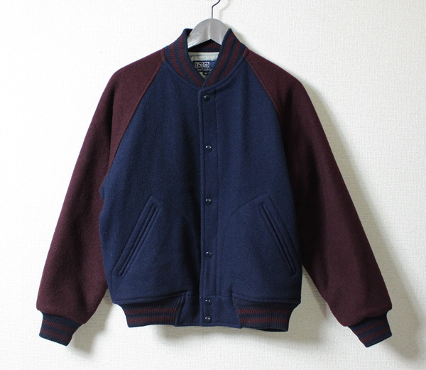 ラルフローレン◆中綿入りウールスタジャン S