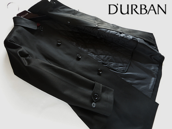 新品◆正規品★ダーバン★ライナー付ステンカラーコート★LL 黒