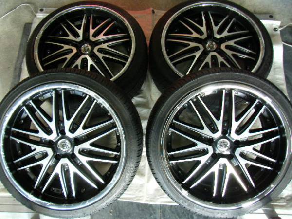 ＶＷ☆トゥアレグ☆クラブリネア10J-22&265/35R22☆中古４本