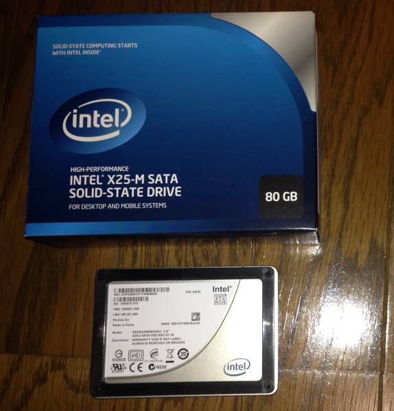 ■[美品] Intel SATA SSD X25-M 80GB■
