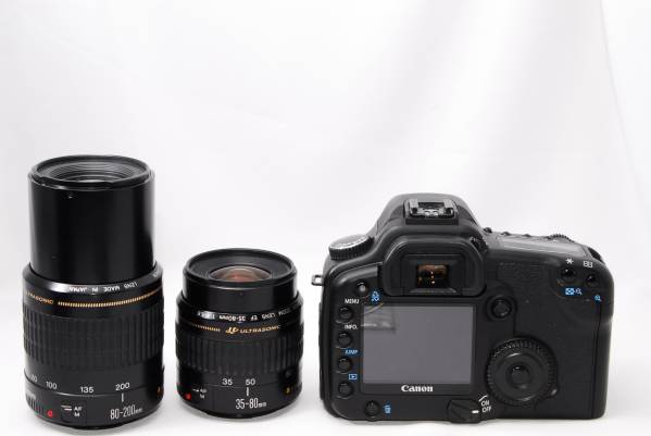 ☆極上美品☆Canon キヤノン EOS 30D+ダブルズームレンズ保証♪ ☆極上