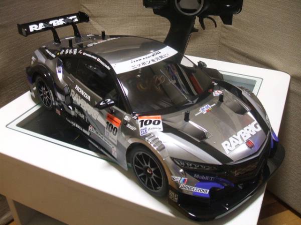 TT-01シャーシ (OP付) + タミヤ レイブリックNSXコンセプト