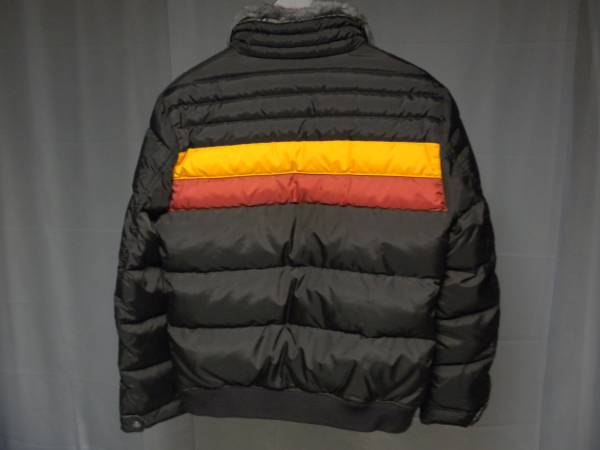 BURBERRY BLACK LABEL ラビットファー付ホワイトグースダウン M 【公式
