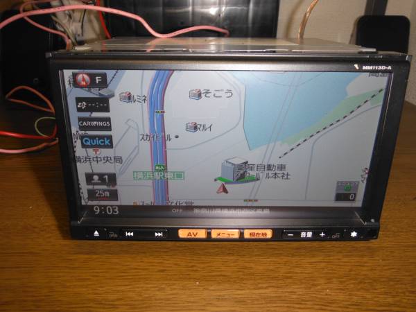日産純正　メモリーナビ　MM113D-A 中古品