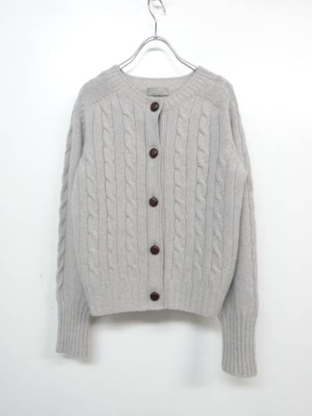 ★ マーガレットハウエル 15AW ケーブルニットカーディガン