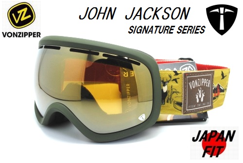 John Jackson Signature Goggles Vonzipper & White Black Blue