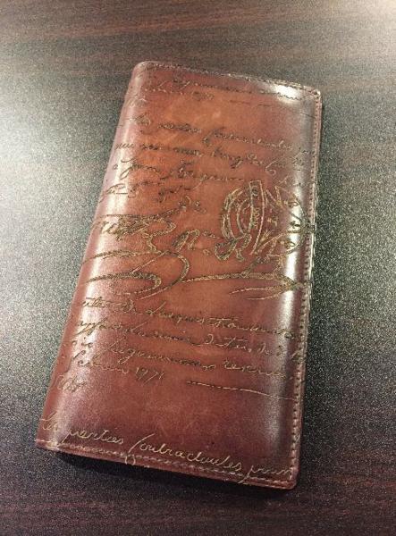 亀代)Berluti/カリグラフィー/長財布