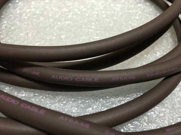 1円～ ☆audio-technica RCAケーブル ART LiNK AT6A48 2mペア 「audio