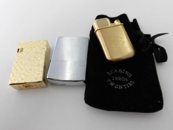 USED/ジャンク☆Zippo ガスライター 3点セット☆aa