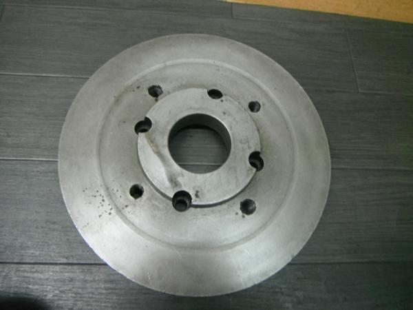 旋盤チャック　Φ305mm　バックプレート　直付式　A2-6テーパ