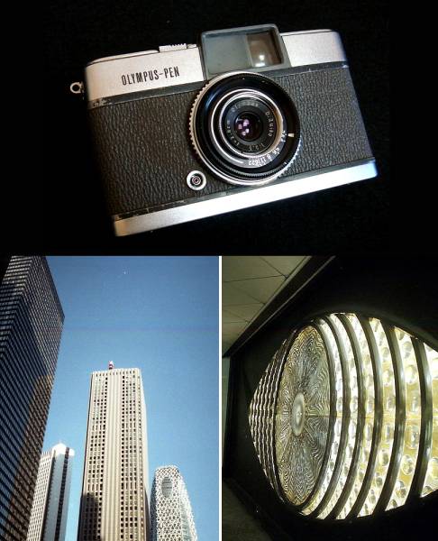 試写済 オリンパス ペン 初期 両耳 olympus pen ハーフ s w d ee