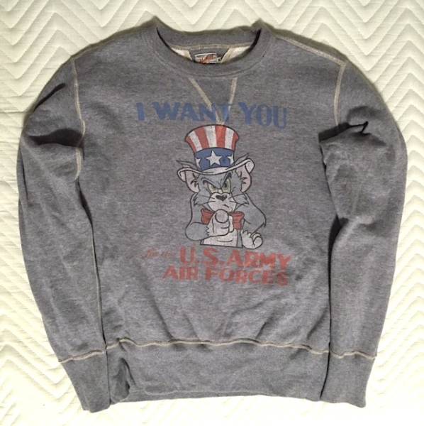 【超美品】TOYS McCOY スウェット 38 トム＆ジェリー I WANT YOU