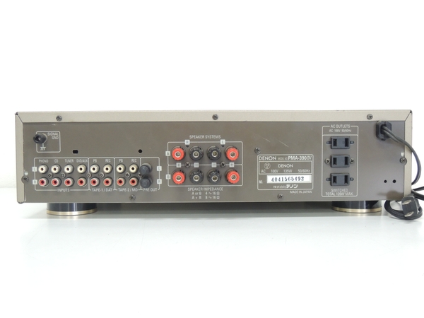 DENON PMA-390 Ⅳ プリメインアンプ　※ジャンク ジャンク DENON プリメイン アンプ PMA-390IV 音響機器 F1690269