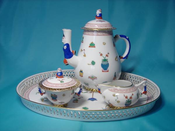 ★ヘレンド シノワズリ宝づくし ４点セット 超値下 陶磁 新品☆