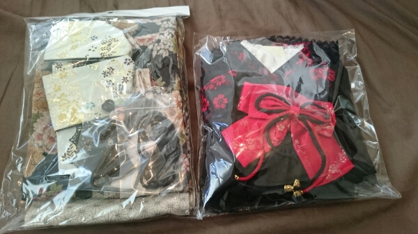 詳細不明 SD 着物 ２つ