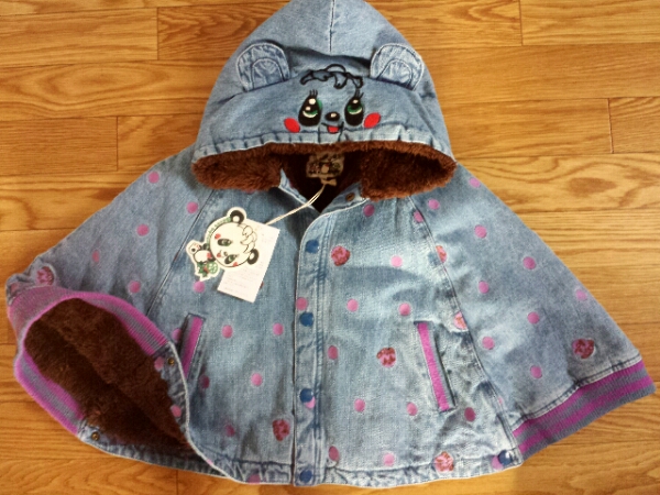 新品☆グラグラ☆デニムポンチョ7(130135)検/jamvanaウ゛ァナ