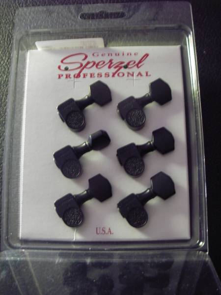 中古 Sperzel 6連 Black ペグ スパーゼル 難あり黒