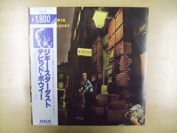 LP デビッド・ボウイー/ジギー・スターダスト 国内再発 帯付