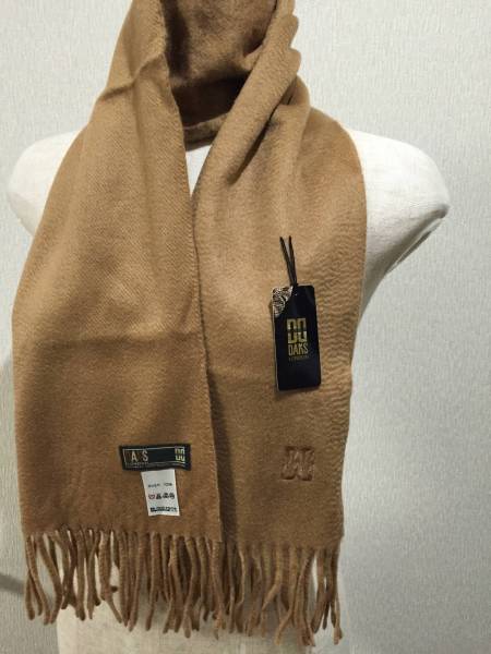 新品ダックス紳士マフラーカシミヤ100%.ベージュ
