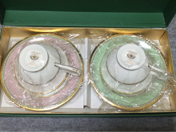 新品 ノリタケ ヨシノ カップ＆ソーサー ペア 2客 ヤフネコ対応 【公式