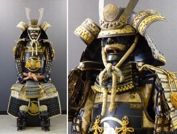 け*屋様 日本美術 時代甲冑 等身大 家紋入 丸に揚羽蝶 鎧兜 一式 面頬 鎧櫃 都屋】武具 丸に揚羽紋 等身大鎧 鎧櫃(甲冑（兜、鎧）)｜売買された
