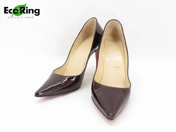 1円 クリスチャン ルブタン ハイヒール パンプス 23.5cm ES280