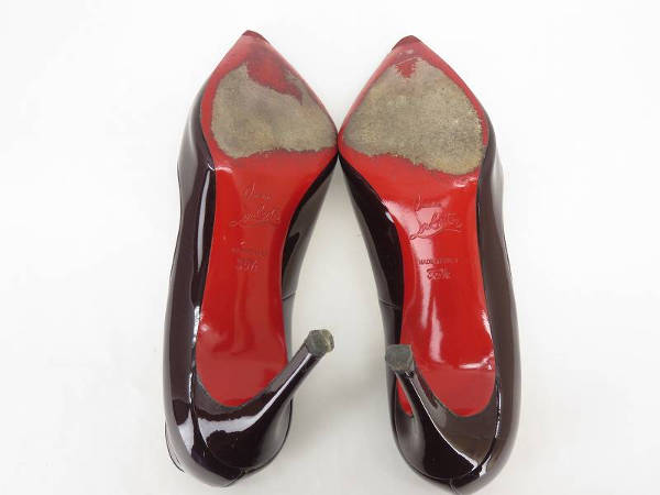 1円 クリスチャン ルブタン ハイヒール パンプス 23.5cm ES280