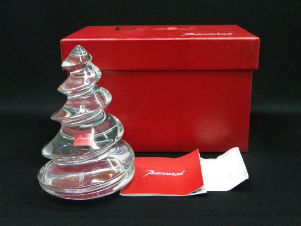 超美品】 【CG】Baccarat バカラ クリスマスツリー フォレストクリア